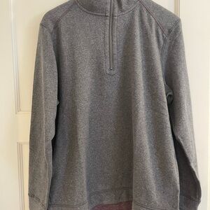 Tommy Bahama Gray Zip-Up Sweater